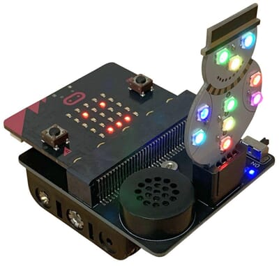 Snømann med musikkboks til micro:bit